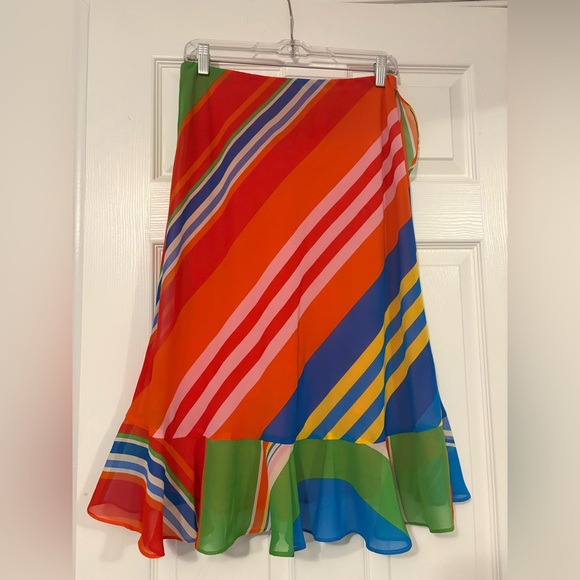 Ralph Lauren Multicolor Striped Skirt - Picture 4 of 5